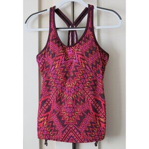 ATHLETA Cayo Coco Ready to Run Racerback Tankini Swim Top - M